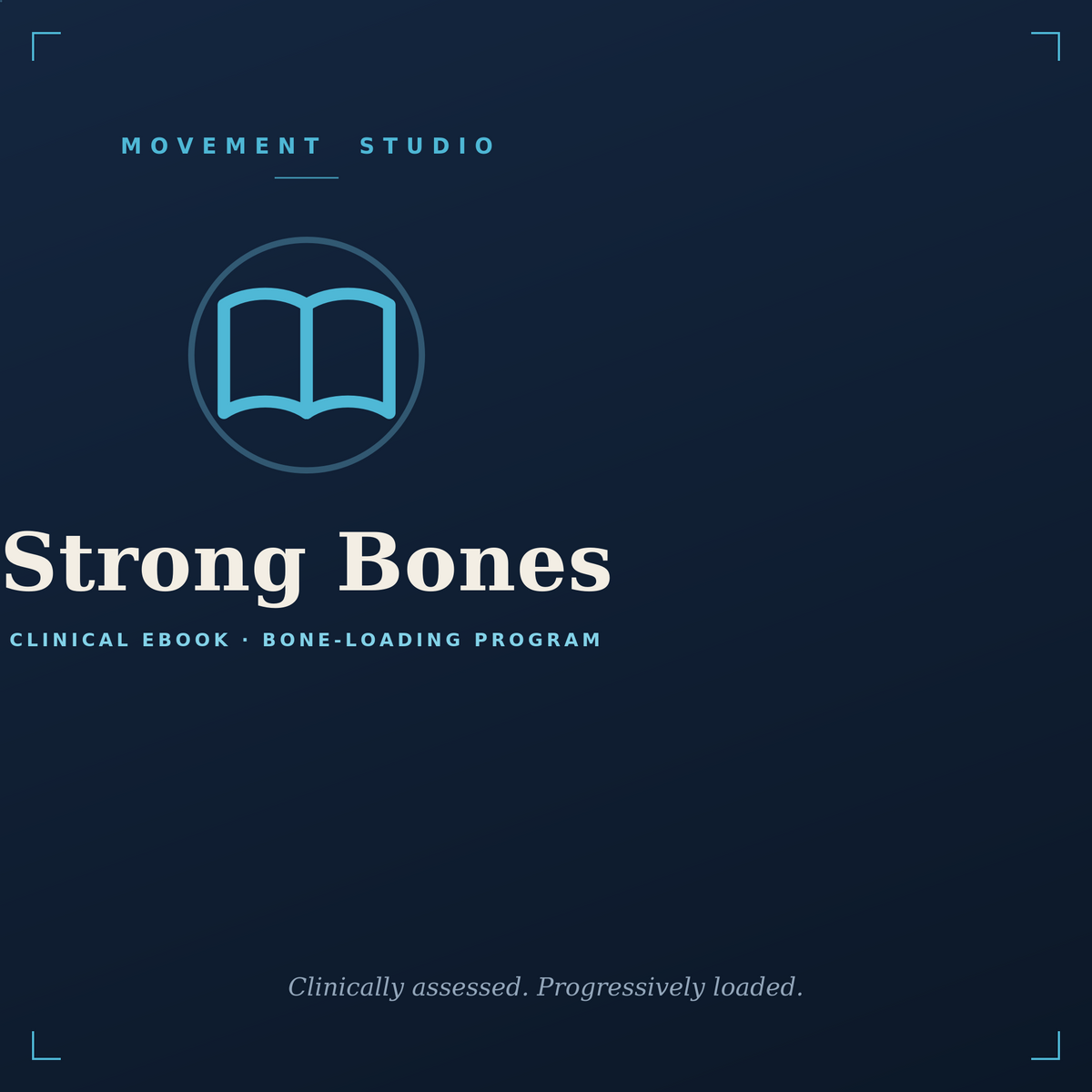 Strong Bones clinical ebook and Bone-Loading Program cover — bone health program for women