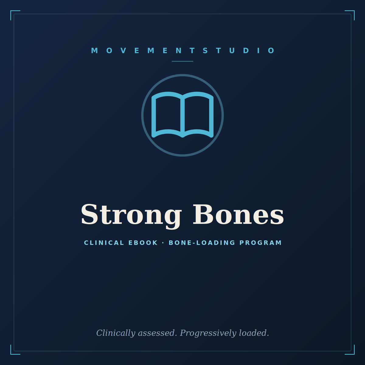 Strong Bones clinical ebook and Bone-Loading Program cover — bone health program for women