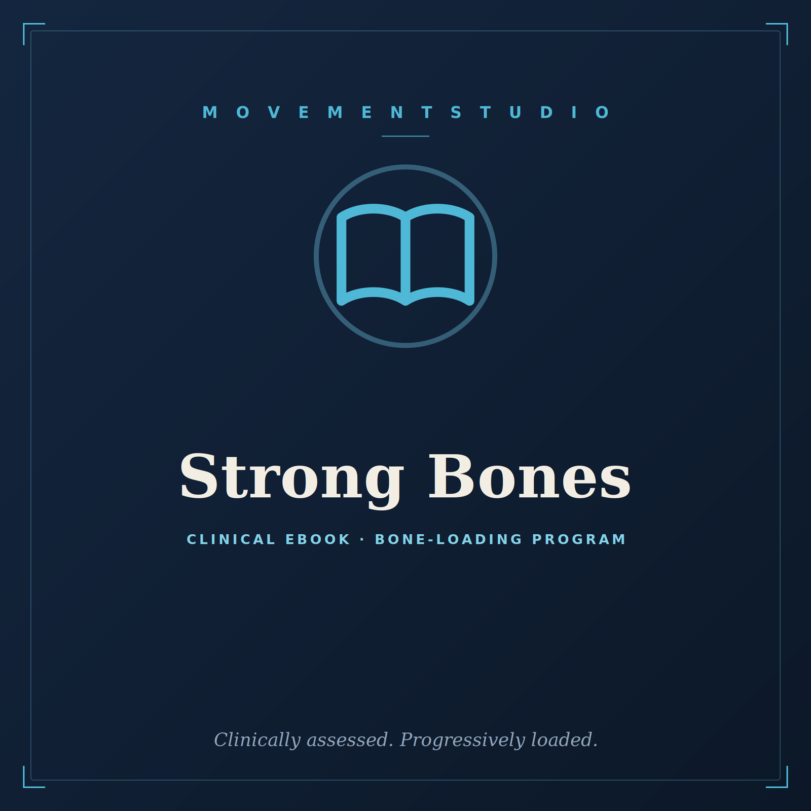 Strong Bones clinical ebook and Bone-Loading Program cover — bone health program for women