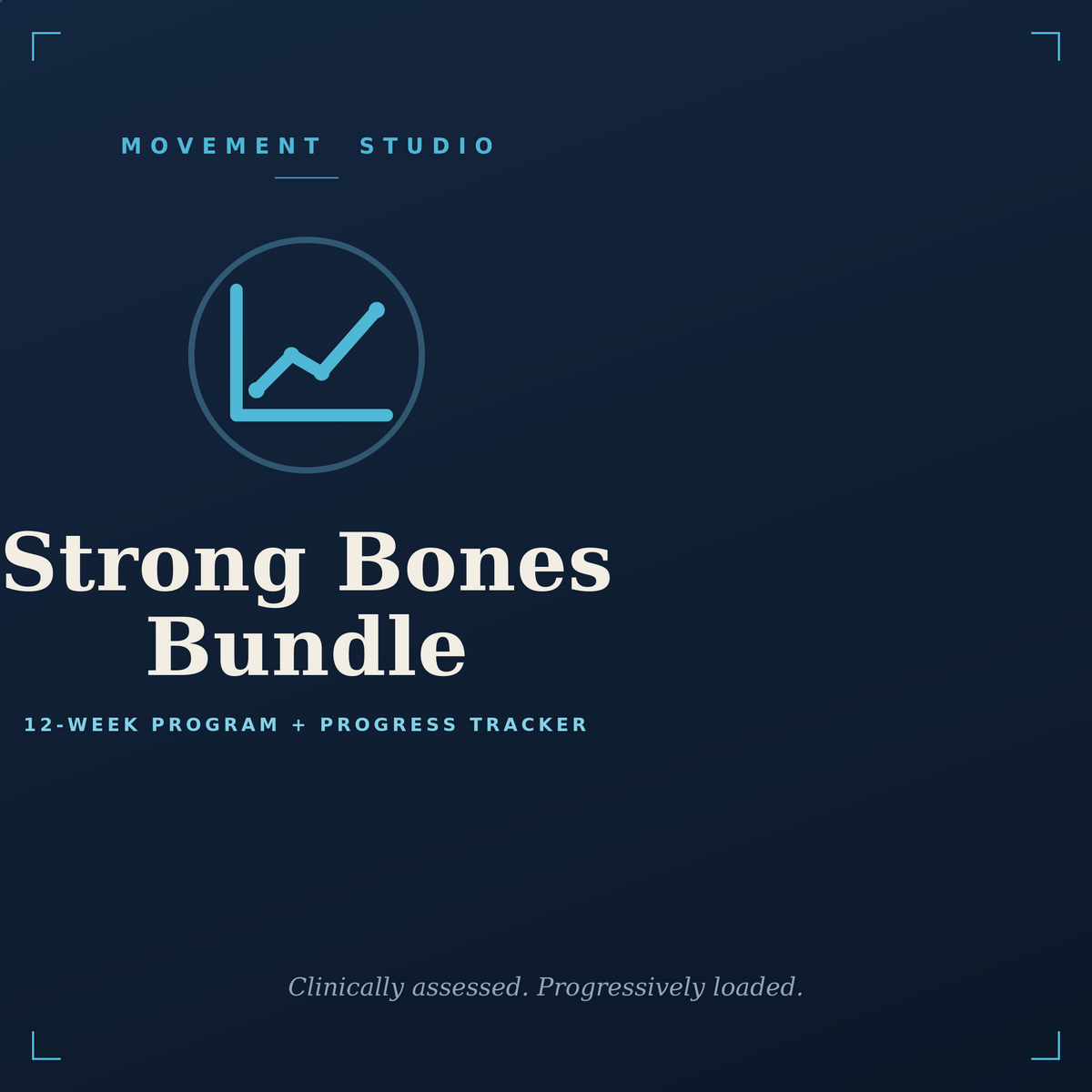 Strong Bones Bundle — 12-week strength program and progress tracker for bone health