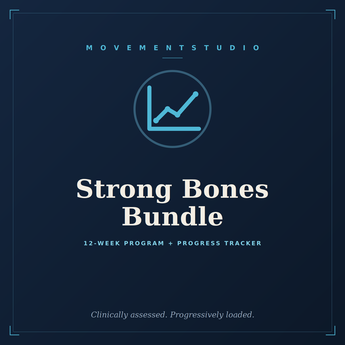 Strong Bones Bundle — 12-week strength program and progress tracker for bone health
