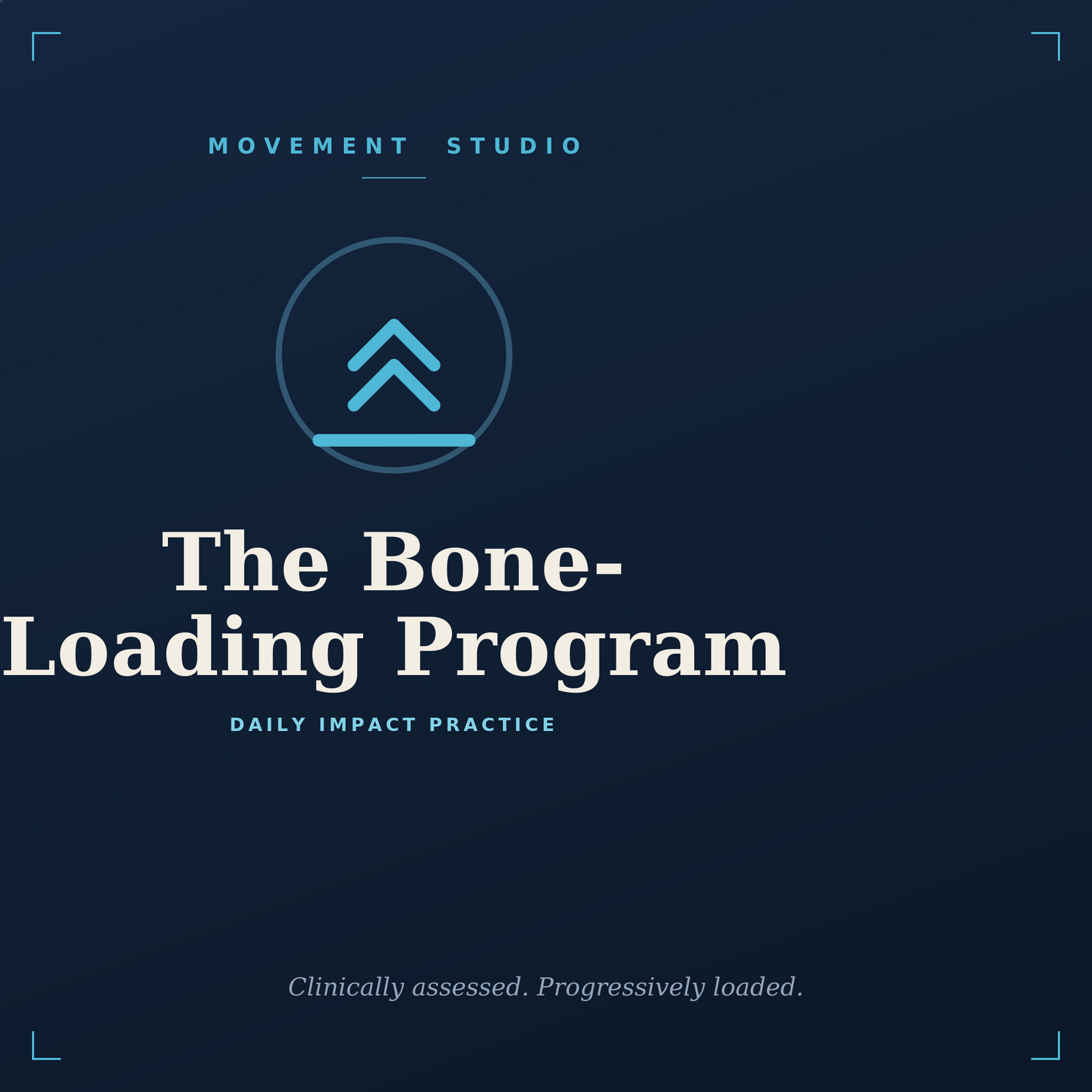 The Bone-Loading Program cover — progressive impact and plyometric training for bone health