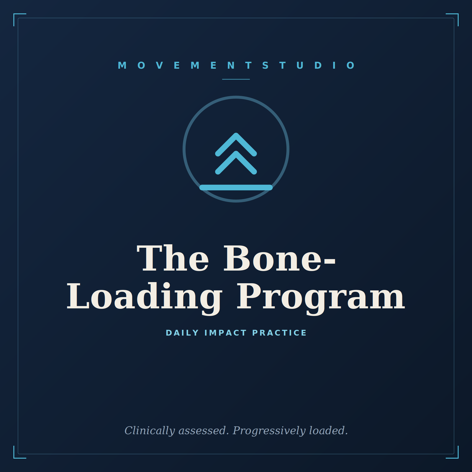 The Bone-Loading Program cover — progressive impact and plyometric training for bone health