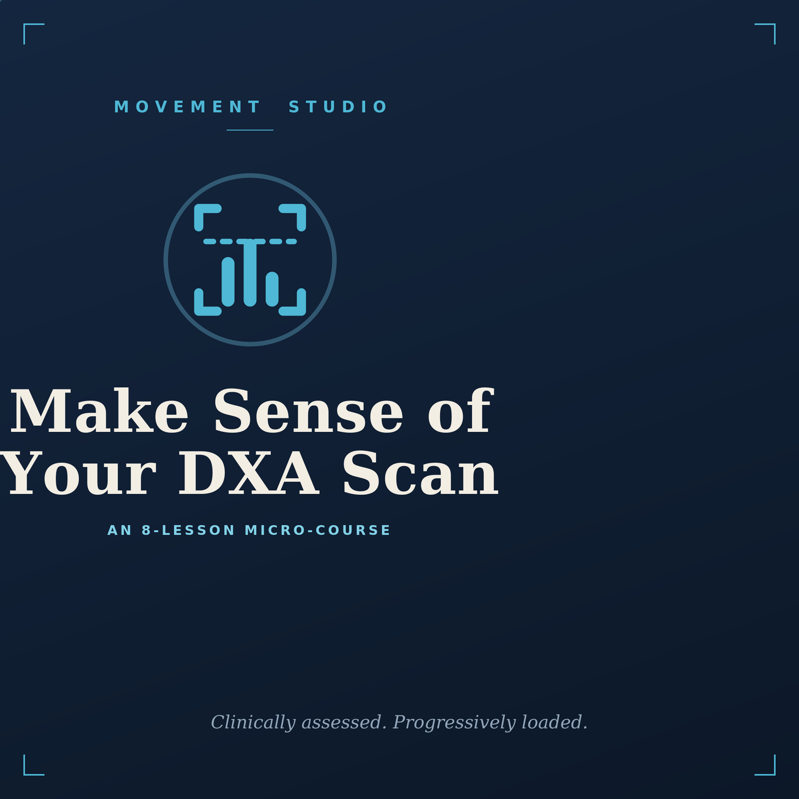 Make Sense of Your DXA Scan micro-course cover — understand your bone density scan results