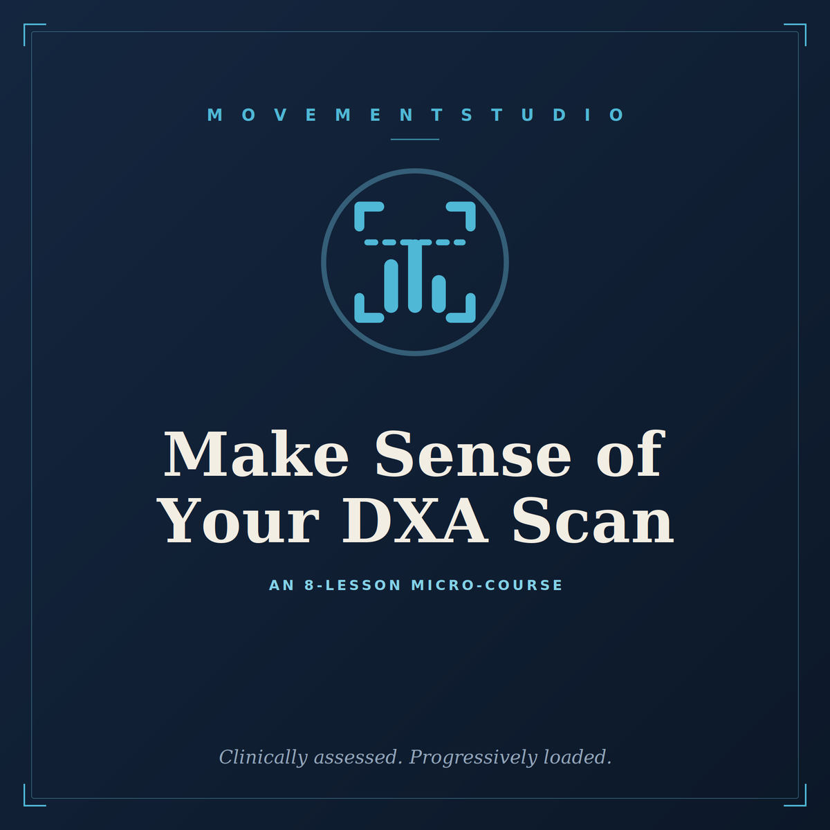 Make Sense of Your DXA Scan micro-course cover — understand your bone density scan results