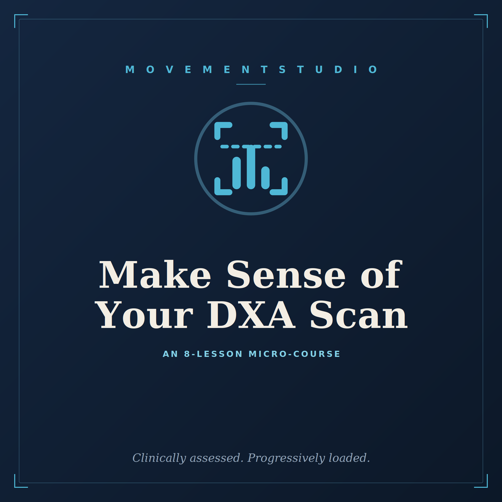Make Sense of Your DXA Scan micro-course cover — understand your bone density scan results