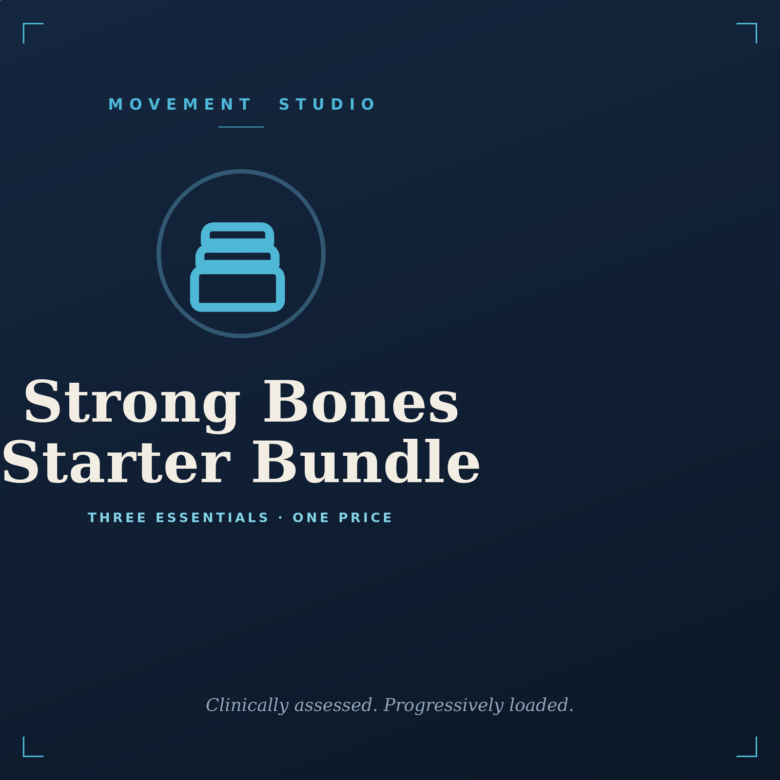 Strong Bones Starter Bundle — rucking program, nutrition guide and clinical ebook