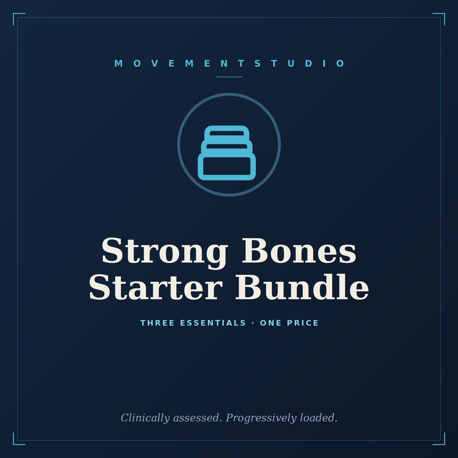 Strong Bones Starter Bundle — rucking program, nutrition guide and clinical ebook
